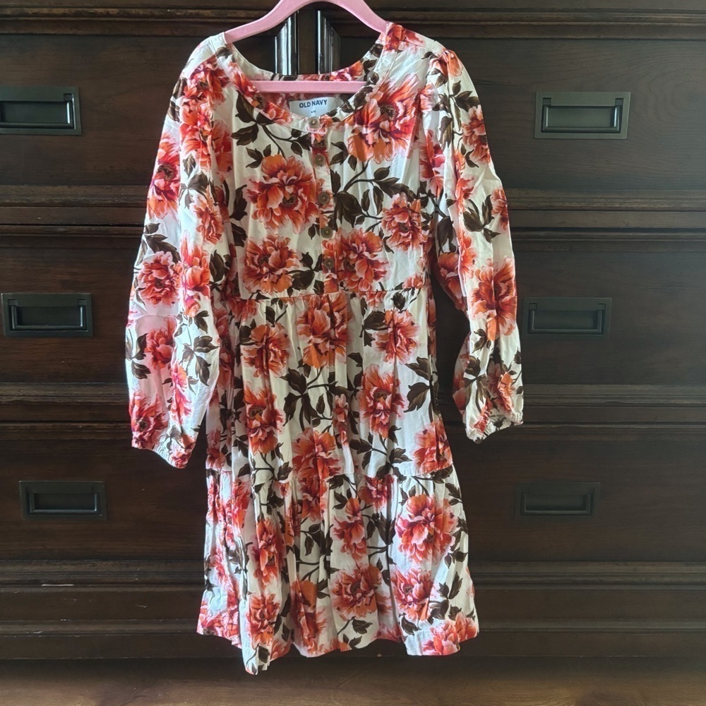 Old Navy Floral long sleeve Dress in size M